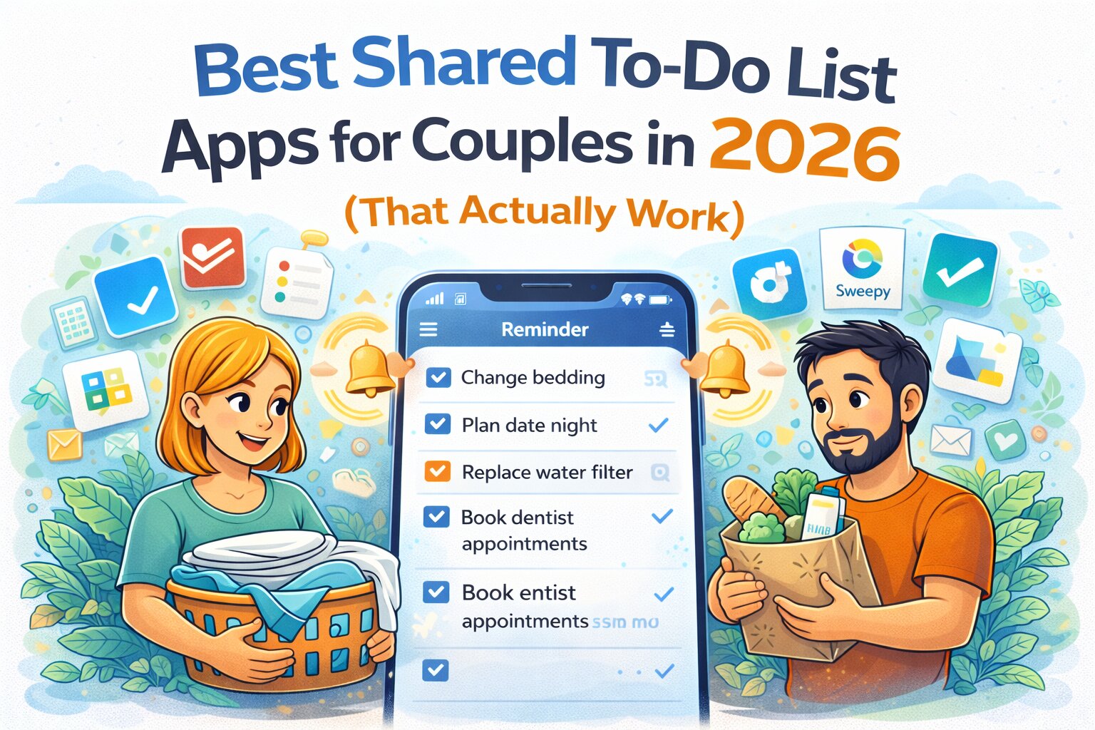 Best shared to do list apps for couples